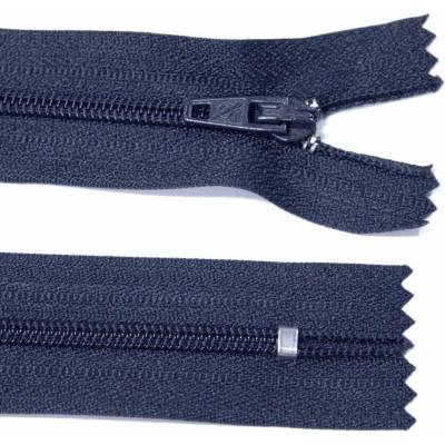 Spirálový zip no.3 nerozepínací 40cm - více barev color: 730 tmavě modrá