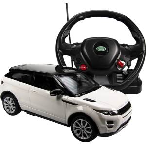 Rastar Детска играчка Rastar - Джип Range Rover Evoque, с волан контролер, 1: 14, бял (47900-8) - ozone