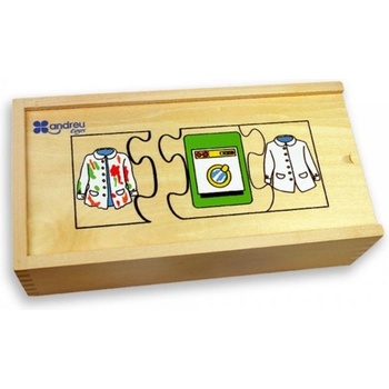 Image 1 of ANDREU Toys - Пъзели "Последователности" в дървена кутия