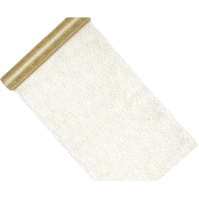 PartyDeco PartyDeco Dekorativní síťka - zlatá 0,36 x 9 m – Hledejceny.cz