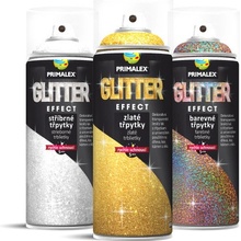 Primalex GLITTER EFEKT sprej 400ml STRIEBORNÉ TRBLIETKY