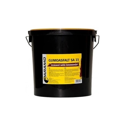 Gumoasfalt SA 23, na opravu ploché střechy, asfaltový, červeno hnědý, 10 kg