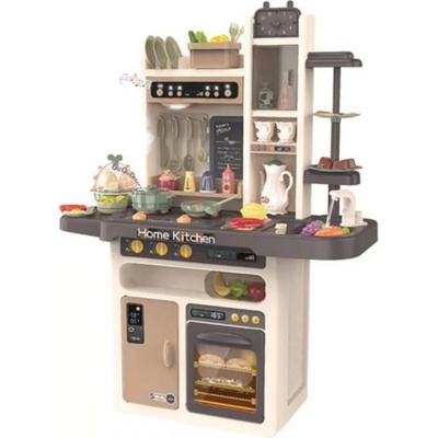 Buba Детска кухня Buba - Тъмносива, 65 части (889-211)