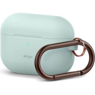 elago Защитен калъф Elago Hang Silicone Case за Apple Airpods Pro, светлосин (EAPPOR-HANG-MT)