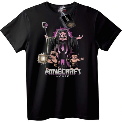 NOONEBRAND Тениска Minecraft Филм - S, White