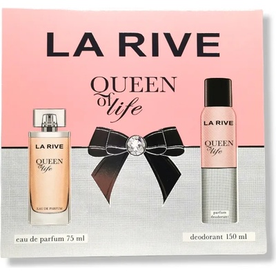 La Rive подаръчен комплект за жени, EDП 75мл + дезодорант 150мл, Queen of life