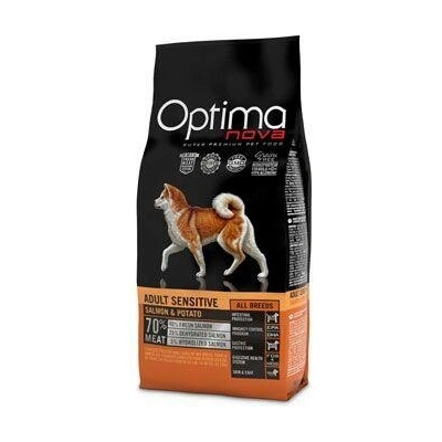 Optima Nova Adult GF Sensitive Salmon & Potato 12 kg