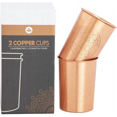 Bodhi Bodhi Yoga medený pohár v balení Typ Kvet života 2 x 250 ml
