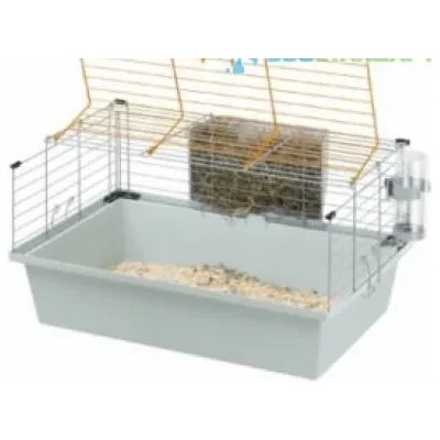 Ferplast Cavie 60 White - Оборудвана клетка за морско свинче 58Х38 Х31, 5 см. бяла