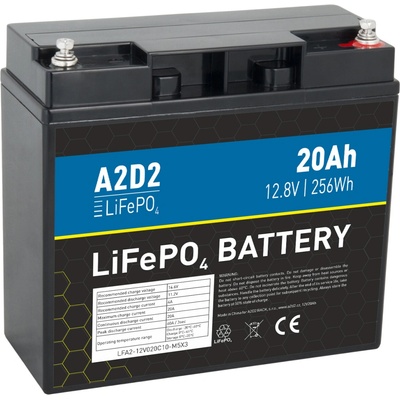 A2D2 LiFePO4 LFA2-12V020C10-M5X3 12,8V 20Ah originálne