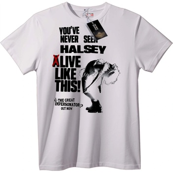 NOONEBRAND Тениска Halsey турне на живо - XS, Black