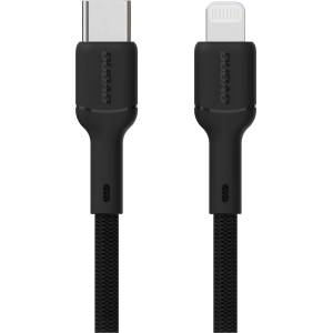 Dudao Кабел за зареждане Dudao L9X USB-C / Lightning 30W - Черен / 1m KP41405
