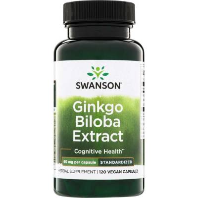 Swanson Ginkgo Biloba 60 mg 120 kapslí