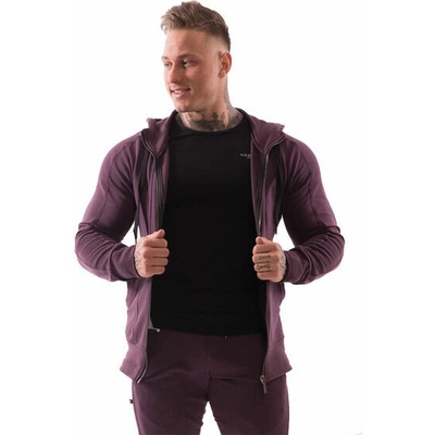 Nebbia AW mikina na zips 720 bordová