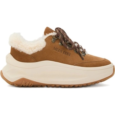 Moon Boot Moon247 City Shearling semišové hnědé