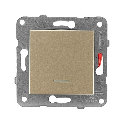 Panasonic КАРЕ ПЛЮС ДЕВИАТОРЕН КЛЮЧ СВЕТЕЩ МЕХ. БРОНЗ (wktt00042br-eu2)