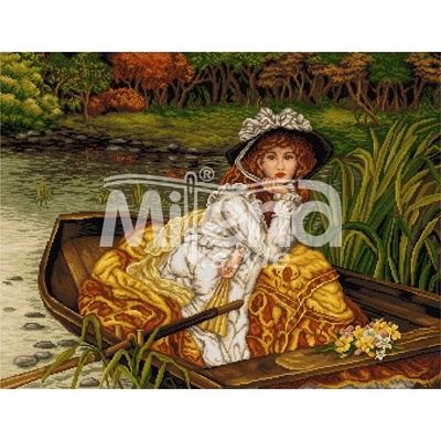 Milena Style На разходка с лодка - гоблен със схема конци Ariadna 1: 1
