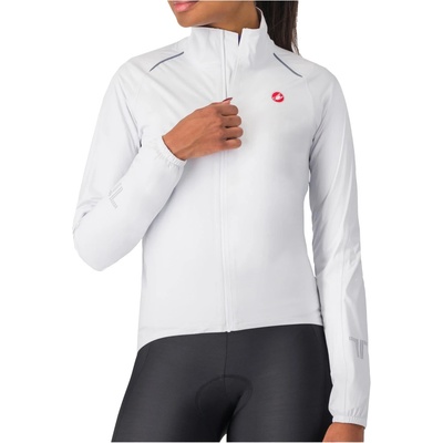 Castelli Дамско водоустойчиво яке за колоездене Castelli Women's Emergency 3 Rain Jacket Cycling jacket - White (151-0828-0213)