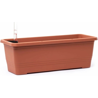 Plastia Samozavlažovací truhlík Bergamot 50 x 20 x 17 cm terakota