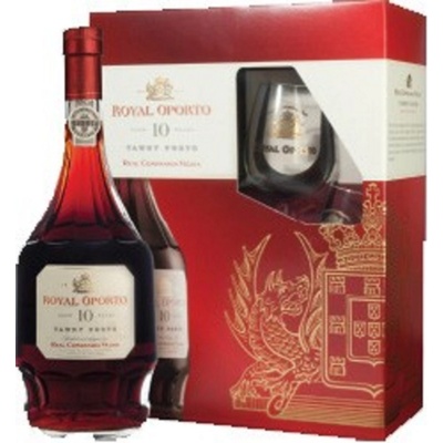 Royal Oporto 10y 20% 0,75 l (dárkové balení 2 sklenice)