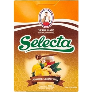 Selecta Йерба Мате с джинджифил, лимон и мед 0, 5kg