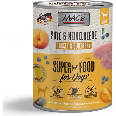 MAC's Dog krůtí a borůvky 24 x 800 g