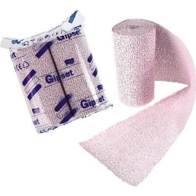 Matopat Matopat Gipset – rýchlotuhnúci sadrový obväz na znehybnenie končatín 20 cm x 3 m 2 ks Ružová