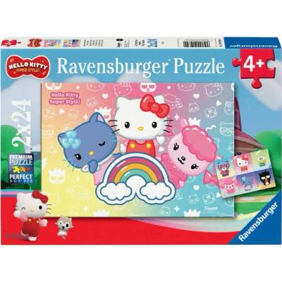 Ravensburger Puzzle Hello Kitty Super Style 2x24pc