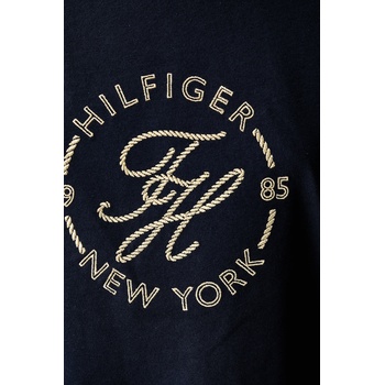 Tommy Hilfiger блуза с дълги ръкави дамска от памук (WW0WW50969)