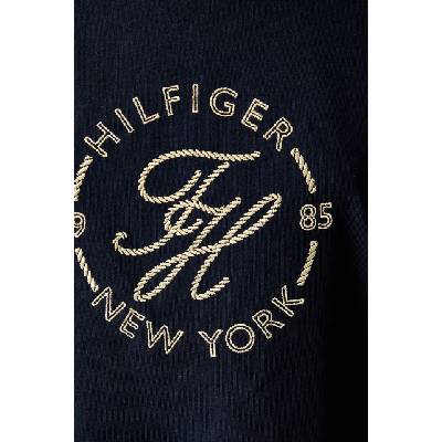 Tommy Hilfiger блуза с дълги ръкави дамска от памук (WW0WW50969)