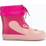 Viking Детски гумени ботуши Viking Alv Barefoot Paw Print light pink/magenta