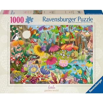 Ravensburger Пъзел Ravensburger от 1000 части - Малкият свят в градината (7012001456)