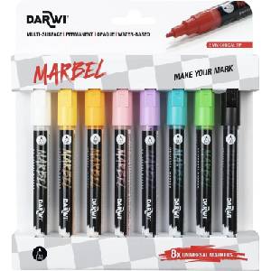Darwi Marbel Комплект маркери 2 mm Light 8 бр (DA0223002K02C)