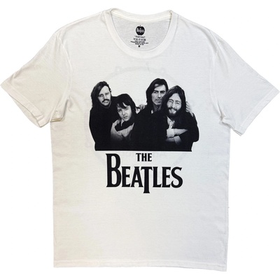 The Beatles Group Photo Anthology Drum (Back Print) White L Риза (<![CDATA[BEATTEE703MW03]]>)