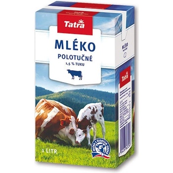 Tatra Trvanlivé polotučné mlieko 1,5 % 1 l
