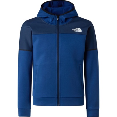 The North Face Детско яке за тренировка The North Face Kid's Mountain Athletics Full Zip Hoodie Training jacket - Summit Navy / Estate Blue (704-5980-0213)