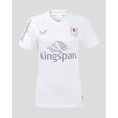 Castore Дамска футболна фланелка Castore Ulster Home Shirt 2024 2025 Womens - White