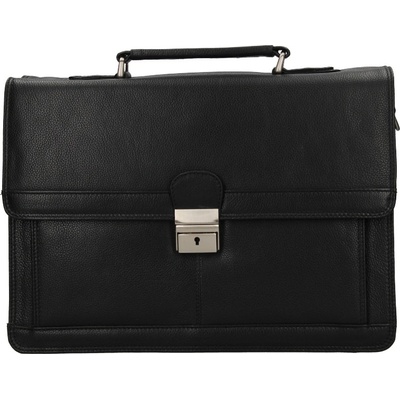 Lagen kožená aktovka LG 1881 Black