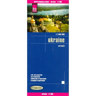 Reise Know-How Verlag mapa Ukraine 1:1 mil. voděodolná