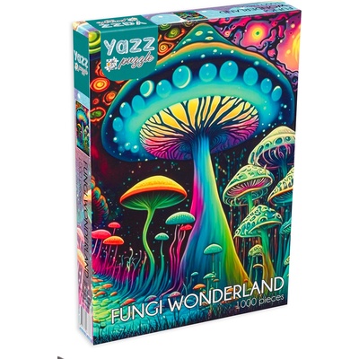 Yazz Пъзел Yazz Puzzle от 1000 части - Гъби в страната на Чудесата (3821)