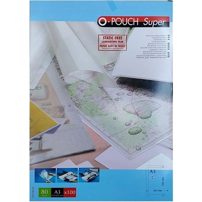 OPUS Ламиниращо фолио OPUS A/3 303x426mm 80 микрона гланц 100/доб FN62 (FN62)