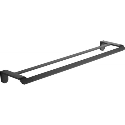 Mexen Lea двоен закачалка за кърпи, черен - 7026025-70 (7026025-70)