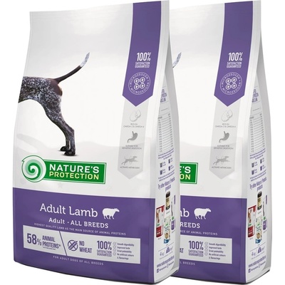 Natures Protection dog Adult All Breed lamb 2 x 12 kg
