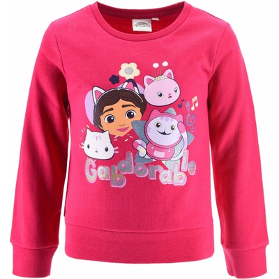 GABBYS DOLLHOUSE Dívčí mikina NO THEME růžová – Zboží Dáma