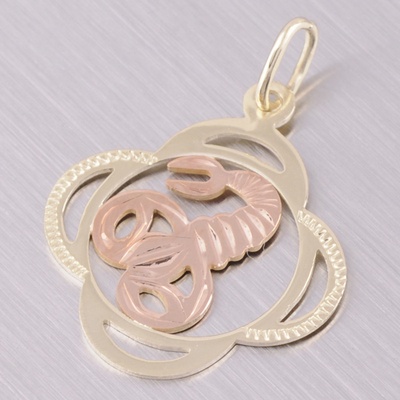 Zlatý přívěsek Štír 43-2080-10