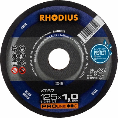 Rhodius Rezný kotúč 125 x 1,0 x 22,23 mm 205426