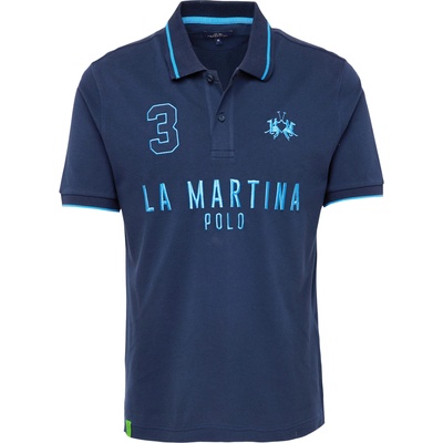 La Martina Тениска синьо, размер S