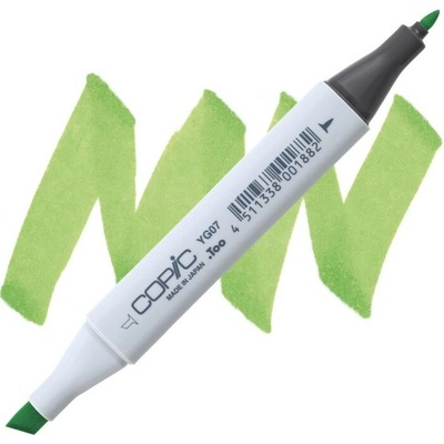 Lihová fixa COPIC Classic oboustranná Fine & Chisel, Acid green (YG07)