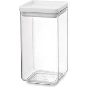 Brabantia Буркан за съхранение Brabantia Tasty+ 1001157, 1.6 л, Подходящ за съдомиялна и хладилник, Светлосив (1001157)