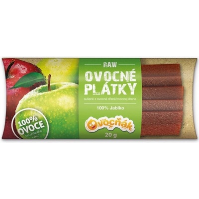 Ovocňák 100% Ovocné plátky Jablko 20 g